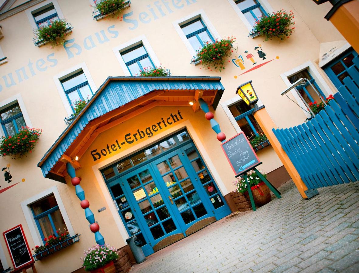 Hotel Erbgericht Buntes Haus سيفن المظهر الخارجي الصورة